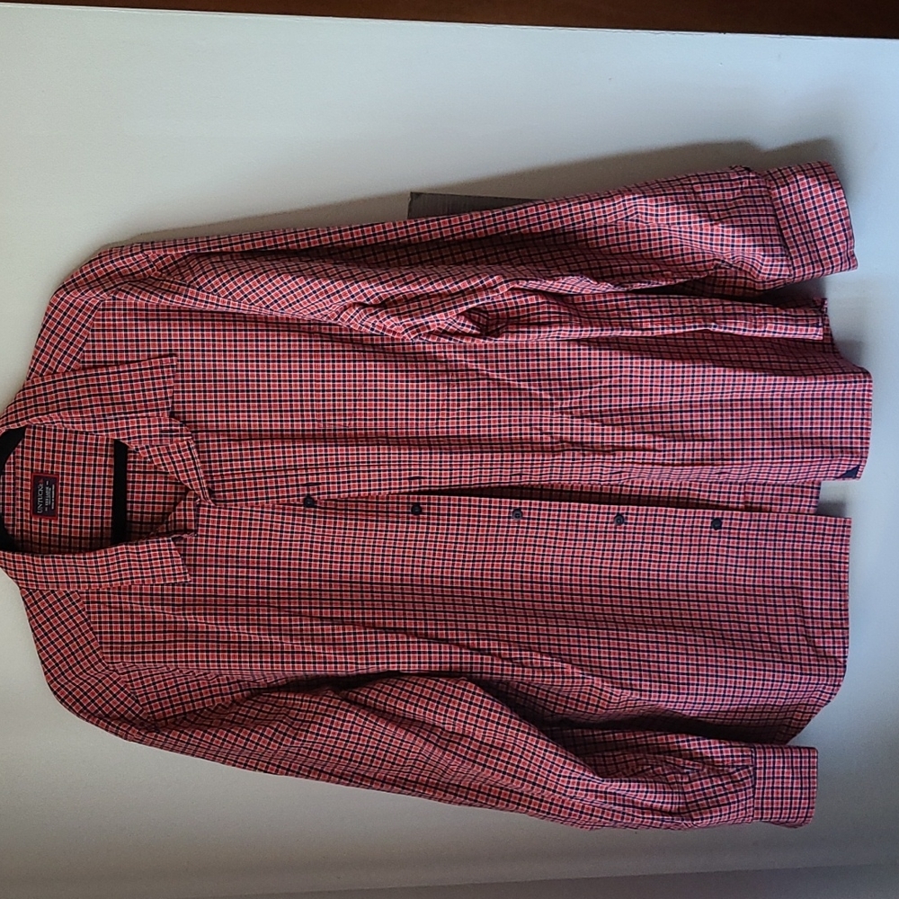 UNTUCKit Red and Black Check Dress Shirt